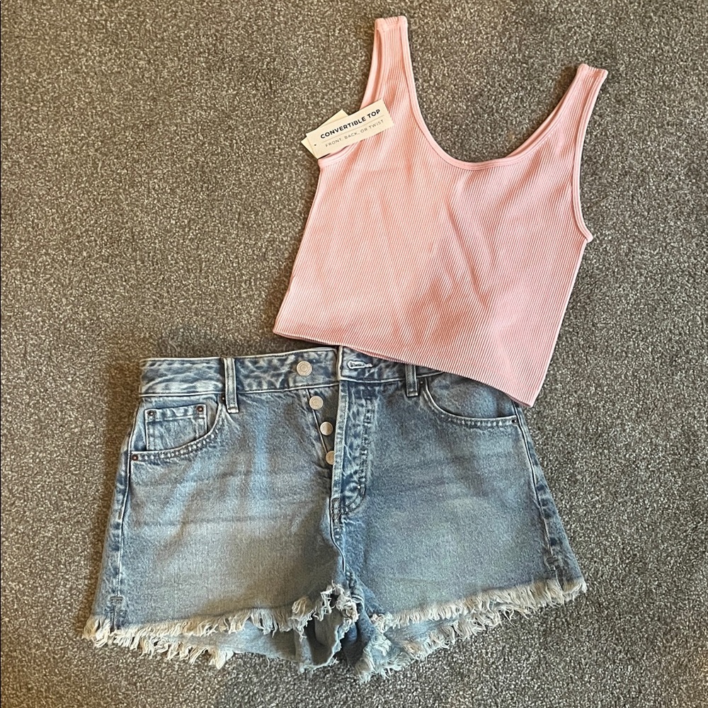 PacSun Light Blue Jean Shorts